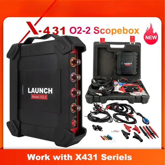 LAUNCH X-431 Oscilloscope O2-2 Scopebox Analizador 4 Channels Tester Compatible With X-431 PAD VII ,PAD V, PAD V Elite,PAD III