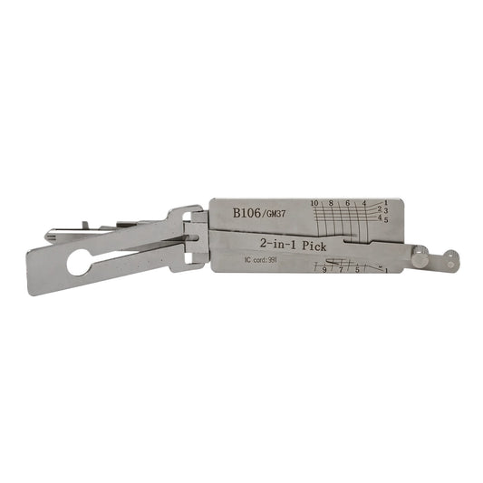 Lishi GM37/B106 GM39 DWO4R B111 DWO5/CH1 CY24 FO38 ICF03 2 in 1 Lishi Locksmith Tools