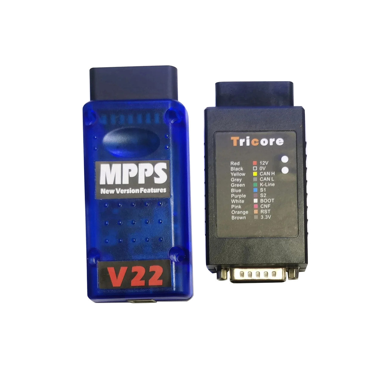MPPS V22 Master Tricore+Multiboot+Breakout Tricore Cable+Bench Pinout  Cable no limit Perfect kit