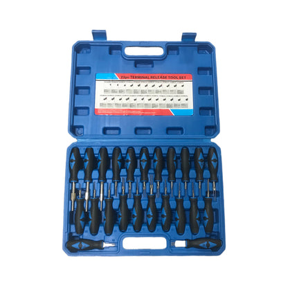 23Pcs/Set Universal Automotive Terminal Release Removal Remover Tool Kit Car Electrical Wiring Crimp Connector Pin Extractor Kit