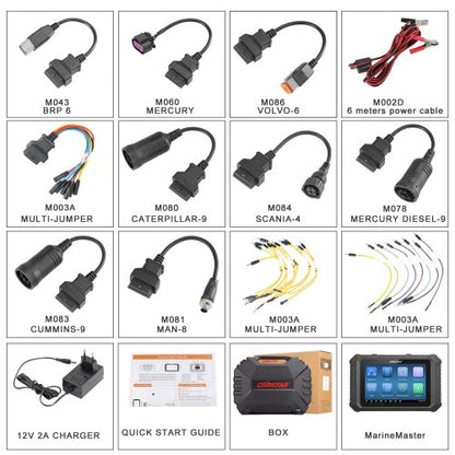 OBDSTAR MarineMaster A+B+C+D Full Version Marine Diagnostic Tool for Jet Ski/ Outboard/ Inboard/ Generator