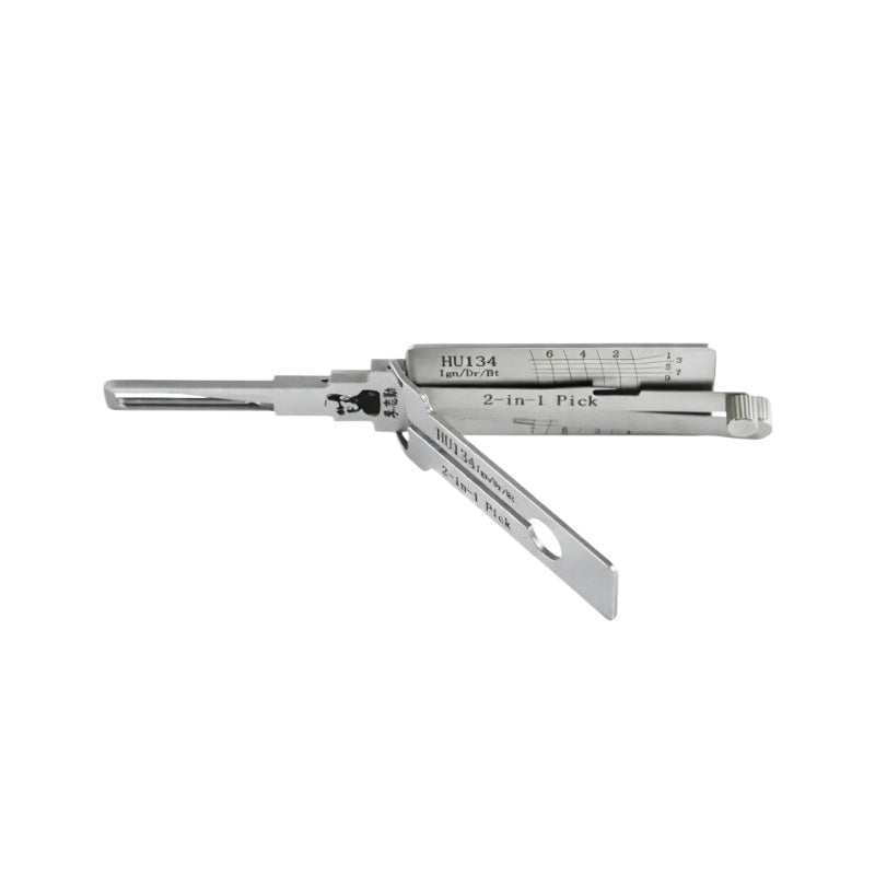 Lishi HU198 HU100(10) HU127 HU134 HU162T(8) HU162T(9) HU43 HU56 HU58 HU71/HU109 Decoder 2 in 1 Lishi Locksmith Tools