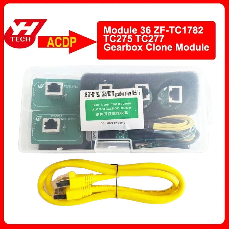 Yanhua Mini ACDP Module 36 for BMW JLR Mercedes-Benz Porsche Honda Jeep Chrysler ZF-TC1782 TC275 TC277 Gearbox Clone 8HP 9HP