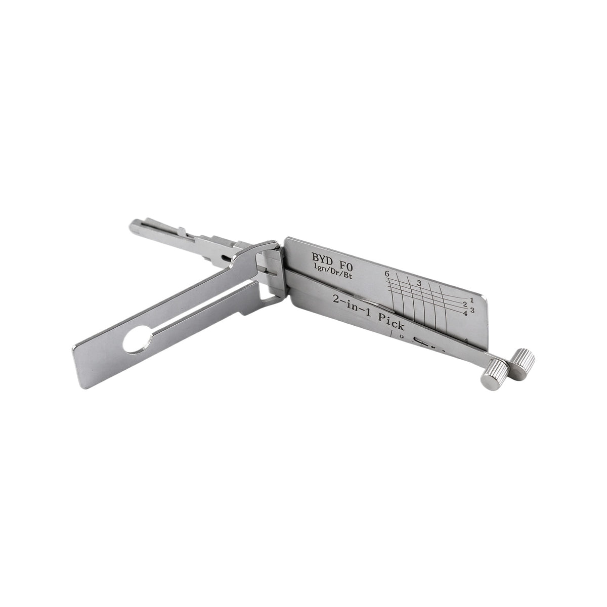 Lishi BYD01 BYD01R BYD F0 BT01 J6 JAC02 JAC02R Decoder 2 in 1 Lishi Locksmith Tools