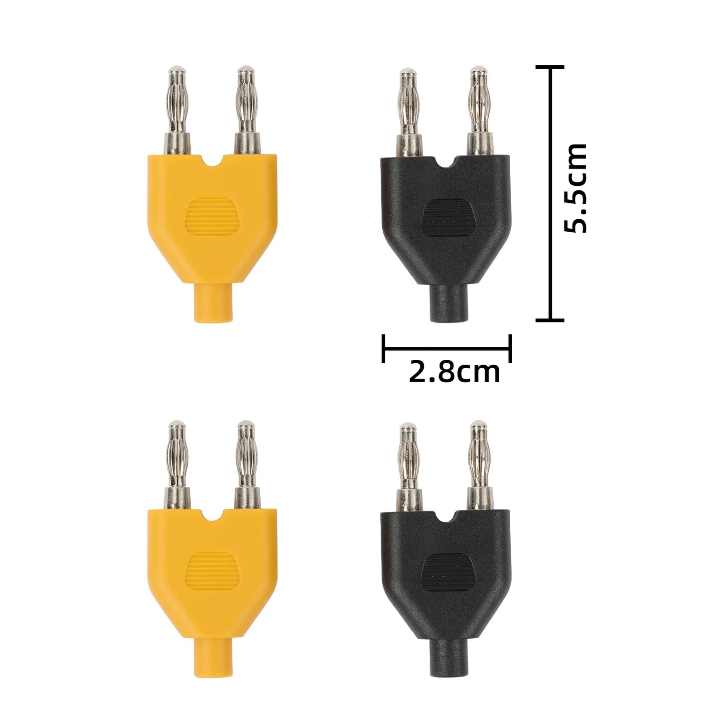 AUTOOL 48PCS Test Lead Kit Banana Plug To Test Hook Cable Replaceable Multimeter Probe Test Wire Probe Alligator Clip