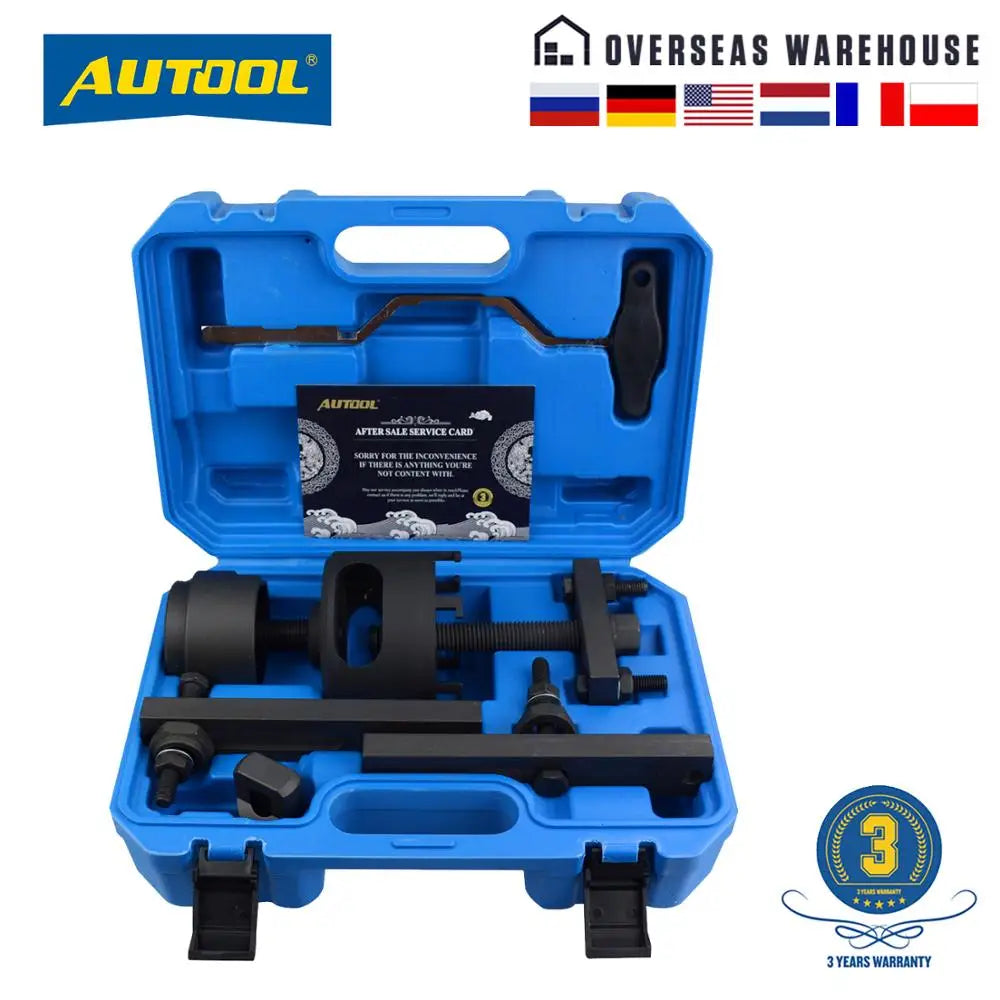 AUTOOL 7 Speed DSG Clutch Installer Remover Dual-clutch Transmission Tool Kit for VAG VW Audi DSG T10373 T10376 T10323