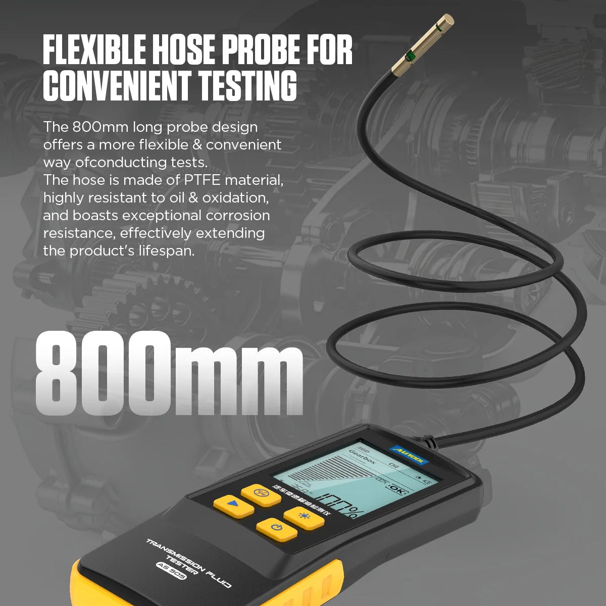 AUTOOL AS505 ATF Exchanger Transmission Oil Tester Digital Display for Gasoline & Diesel Car Engine Transmission Repair Tools