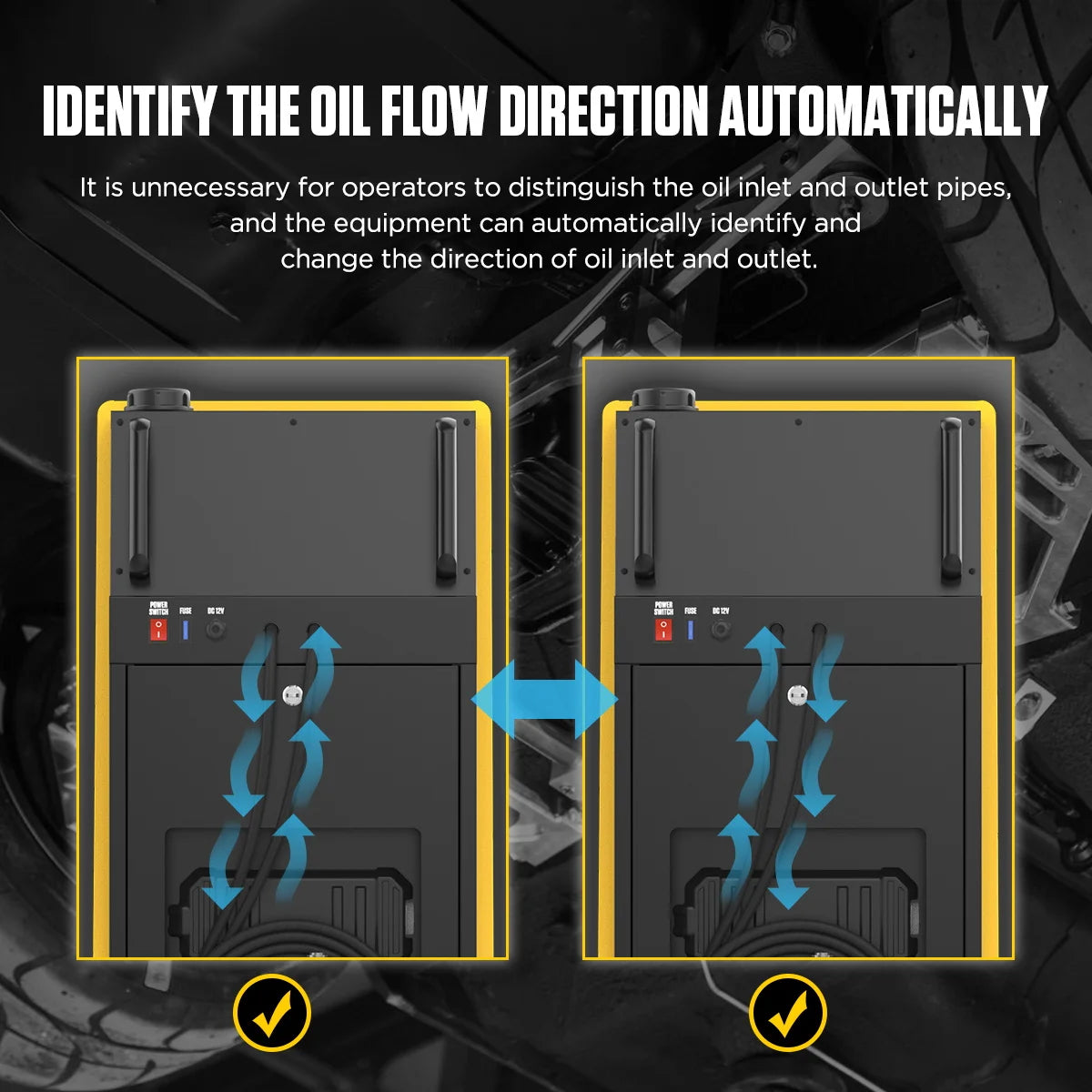 AUTOOL ATF705 ATF Exchanger Automatic Transmission Fluid Exchanger Oil Filling & Outing Tool for Gasoline Car & Diesel Vehicle