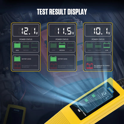 AUTOOL BT70 Car Battery Tester Power Monitor Car Battery Tester 12V 100 to 2000CCA Charging Circut Tester Battery Analyzer 12V