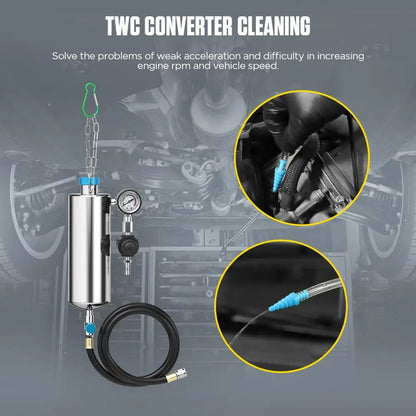 AUTOOL C100 Petrol Car Injector Cleaner Gasoline Auto Fuel Injector Nozzle Flushing For Petrol EFI Throttle Tools for Petrol Car