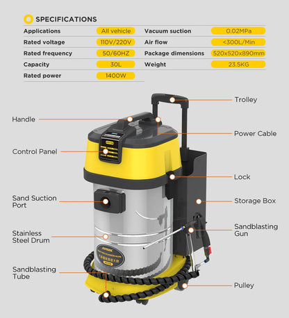 AUTOOL HTS518 Car Engine Carbon Deposition Cleaner Intake Pipe Valve Cleaning Machine Decarbonizing Auto Decarbon Wash 110V 220V