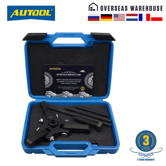 AUTOOL Professional Harmonic Balancer Tool Crankshaft Pulley Puller Tool Set Harmonic Balancer Puller by Shankly