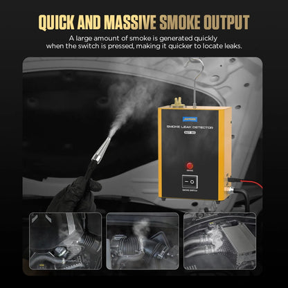 AUTOOL SDT50 Car Smoke Leak Detector Analyzer Inspection Exhaust Smoke Meter Automotive EVAP Gas Leak Locator Diagnostic Tools