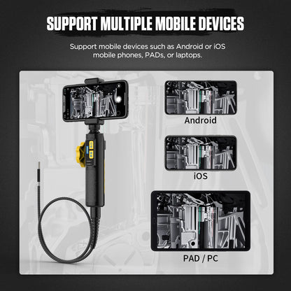 AUTOOL SVB302 1080 HD Automotive Industrial Endoscope with Light  Autofocus Endoscope Inspection Camera Lens for IMG & Video