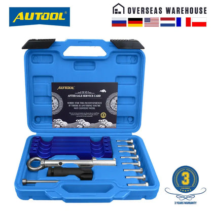 AUTOOL Timing Tool Camshaft Timing Alignment Tools For Mercedes Benz M157/M276/ M278 with T100 and Injector Removal Puller Tool