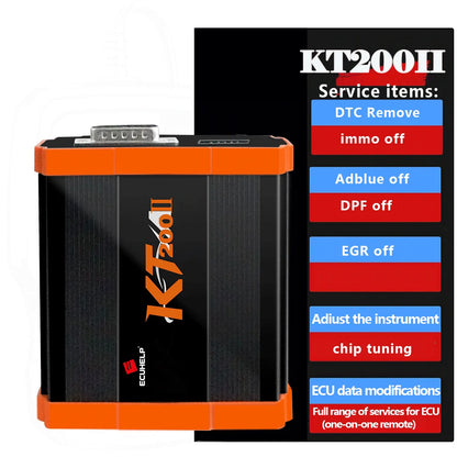 New KT200II KT200 II ECU Programmer OBD2 TCU ECU Programming Tools Chip Tuning Upgrade More Protocols Over KT200