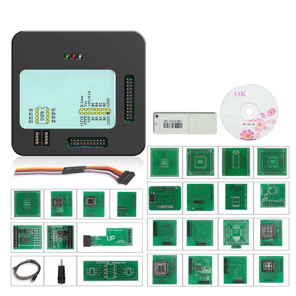 XPROG V6.50 V6.26 V6.12 Add New Authorization V5.55 X-PROG M Metal Box XPROGM ECU Programmer X Prog M Full Adapters
