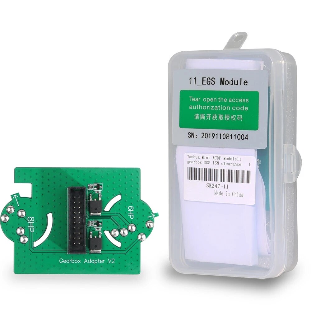 Yanhua Mini ACDP  BMW Gearbox EGS ISN Clearance Authorization Module 11  6HP F & 8HP F/G Chassis with License A51A