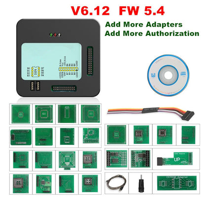 XPROG V6.50 V6.26 V6.12 Add New Authorization V5.55 X-PROG M Metal Box XPROGM ECU Programmer X Prog M Full Adapters