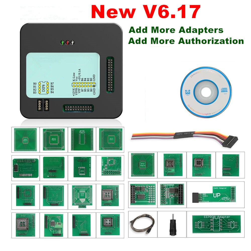 XPROG V6.50 V6.26 V6.12 Add New Authorization V5.55 X-PROG M Metal Box XPROGM ECU Programmer X Prog M Full Adapters