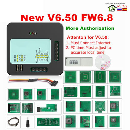 XPROG V6.50 V6.26 V6.12 Add New Authorization V5.55 X-PROG M Metal Box XPROGM ECU Programmer X Prog M Full Adapters