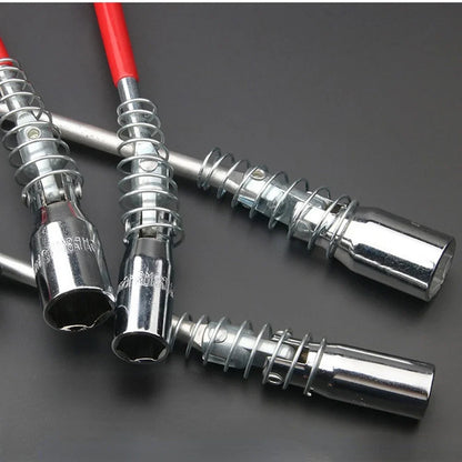 Universal 14mm/16mm/21mm Spark Plug Removal Tool Wrench 360 Degree Rotation Spark Plug Removal Socket Wrench Auto Repair Tool