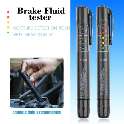 Brake Fluid VXSCAN Brake Fluid Tester Pen 5 LED Mini Indicator for Car Repairs Tools Automotive Diagnostic Testing Tool