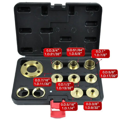 11-Piece Set of Pure Copper Bushing Woodworking Bakelite Milling Sample Gauge Trimming Machine Flip-chip Board Maintenance