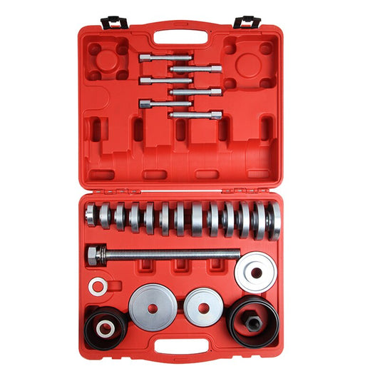 VT01989 31pc Wheel Hub Bearing Brake Drum Service Tool Set Extractor Puller Wheel Hub Bearing and Busing Tool