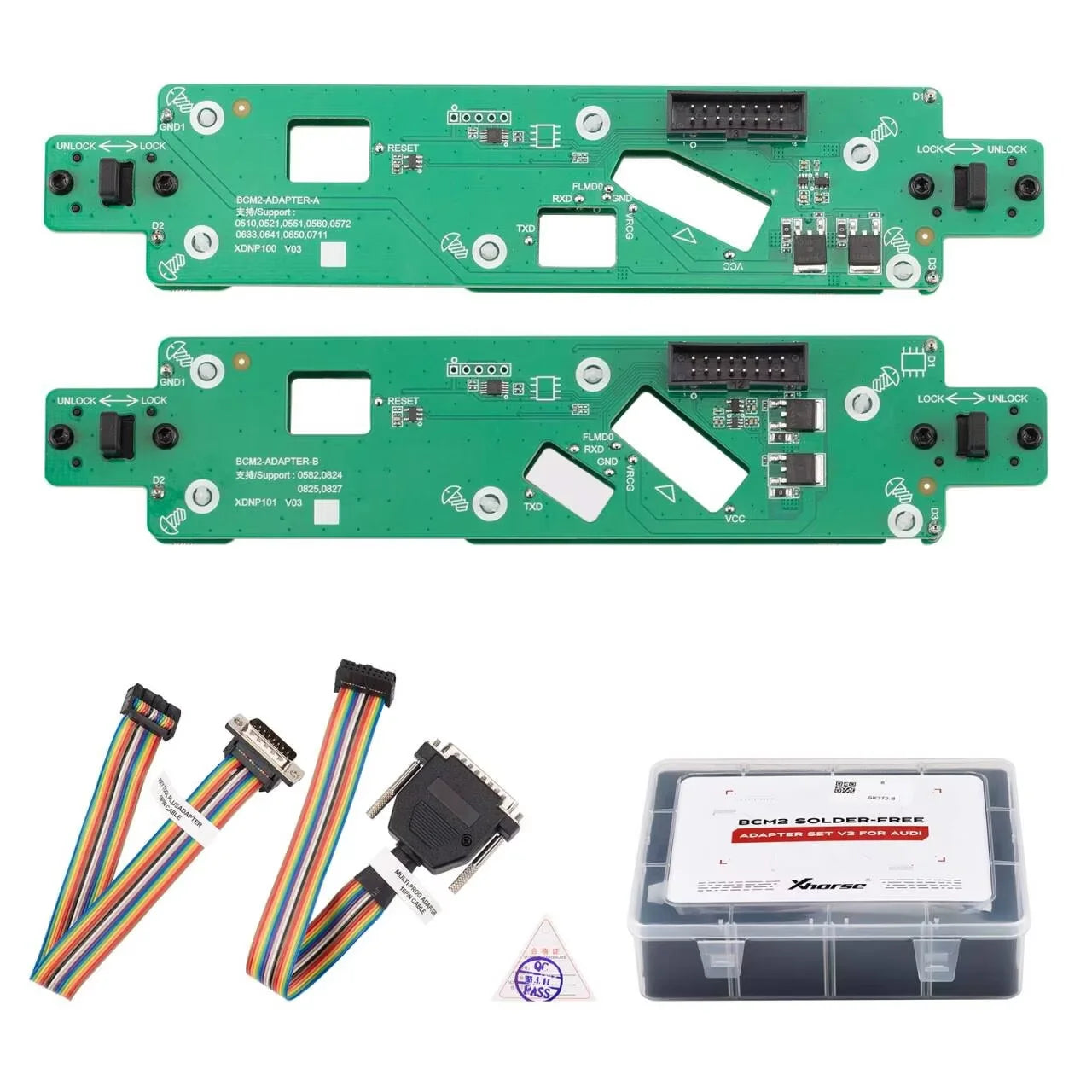 Xhorse XDNPA2GL Audi BCM2 Encrypted Solder Free Adapter V2 for VVDI Key Tool Plus, Multi Prog
