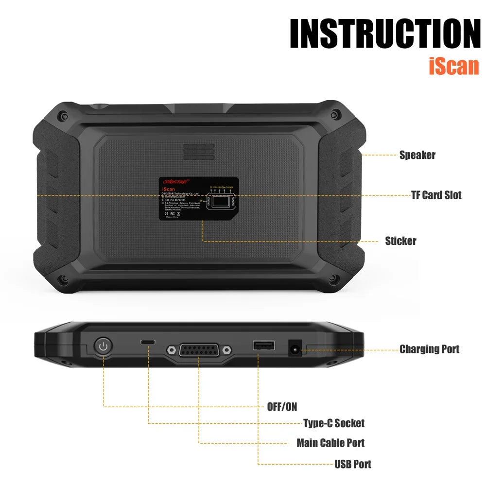 OBDSTAR iScan for YAMAHA Marine Diagnostic Tablet Code Reading Code Clearing Data Flow Action Test