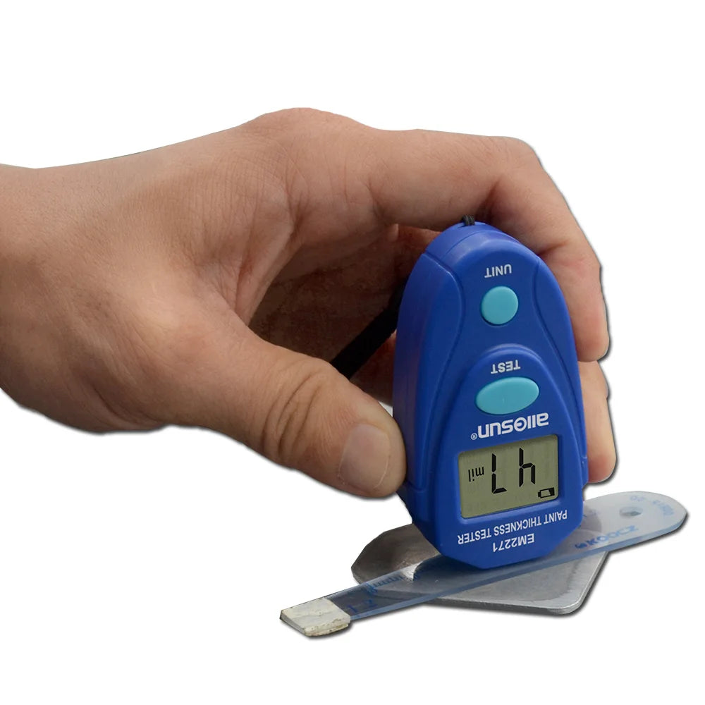EM2271 Automotive Digital Display Coating Paint Film Thickness Gauge Iron-based Magnetic Plating Paint Thickness Gauge
