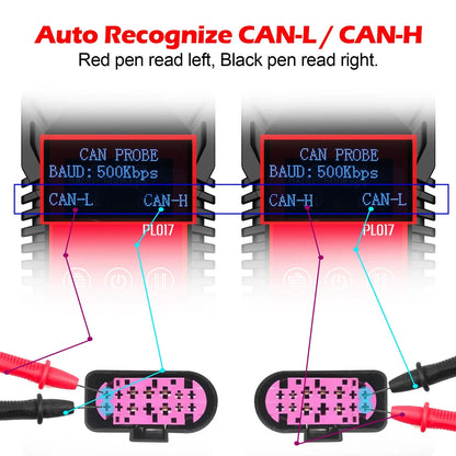 WOYO PL017 Handheld CAN LIN PWM Digital Handheld Measuring Instrument Quickly Test Communication Circuit