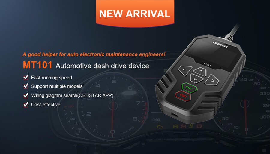 OBDSTAR MT101 Automotive Dash Drive Device Support dashboard/ AC Panel/ Radio/ Gear lever/ ABS handbrake Models