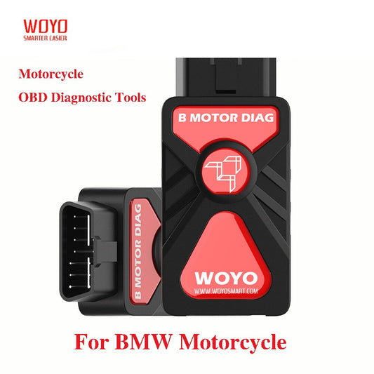 WOYO CTB008 OBDII Supports  Motorcycle Diagnostic Tools For BMW All EU4 Compliant Round 10-Pin Diagnosis Connectors VS GS911