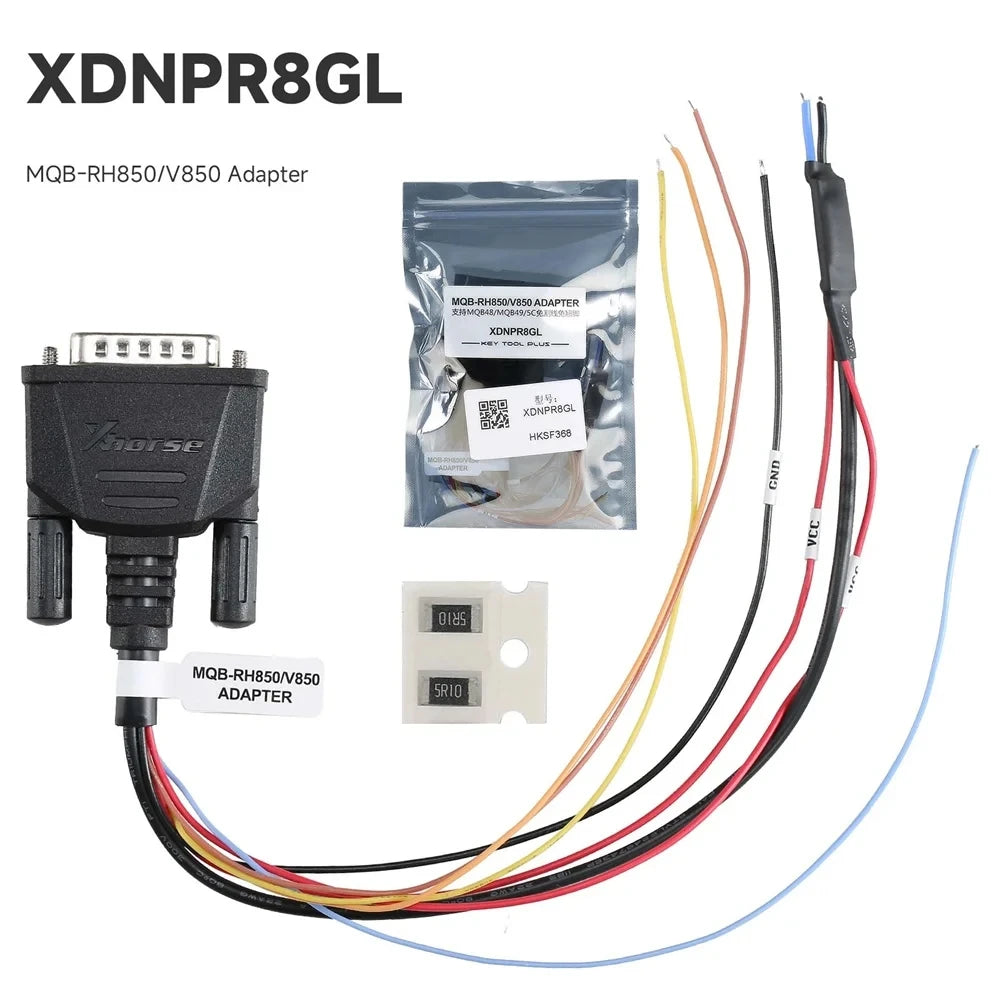 Xhorse VVDI XDNPR8GL MQB-RH850/V850 Adapter Cable For Xhorse Key Tool Plus Programmer For VW 4th IMMO Cluster Calibration