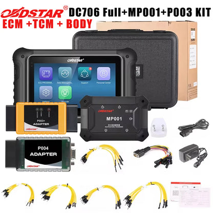 Original OBDSTAR DC706 ECU Tool Full Version for ECM /TCM/ BODY/Clone by OBD or BENCH for Car and Motorcycle Plus P003