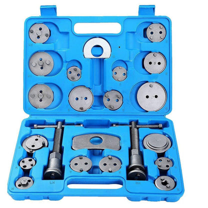 VT01027B 22pcs Universal Disc Brake Caliper Piston Compressor Wind Back Repair Tool Kit  Cars