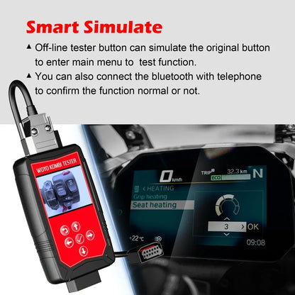 WOYO MOTO002 For BMW KOMBI Tester, ECU Module Diagnostic Tool, TFT Display Screen Tester