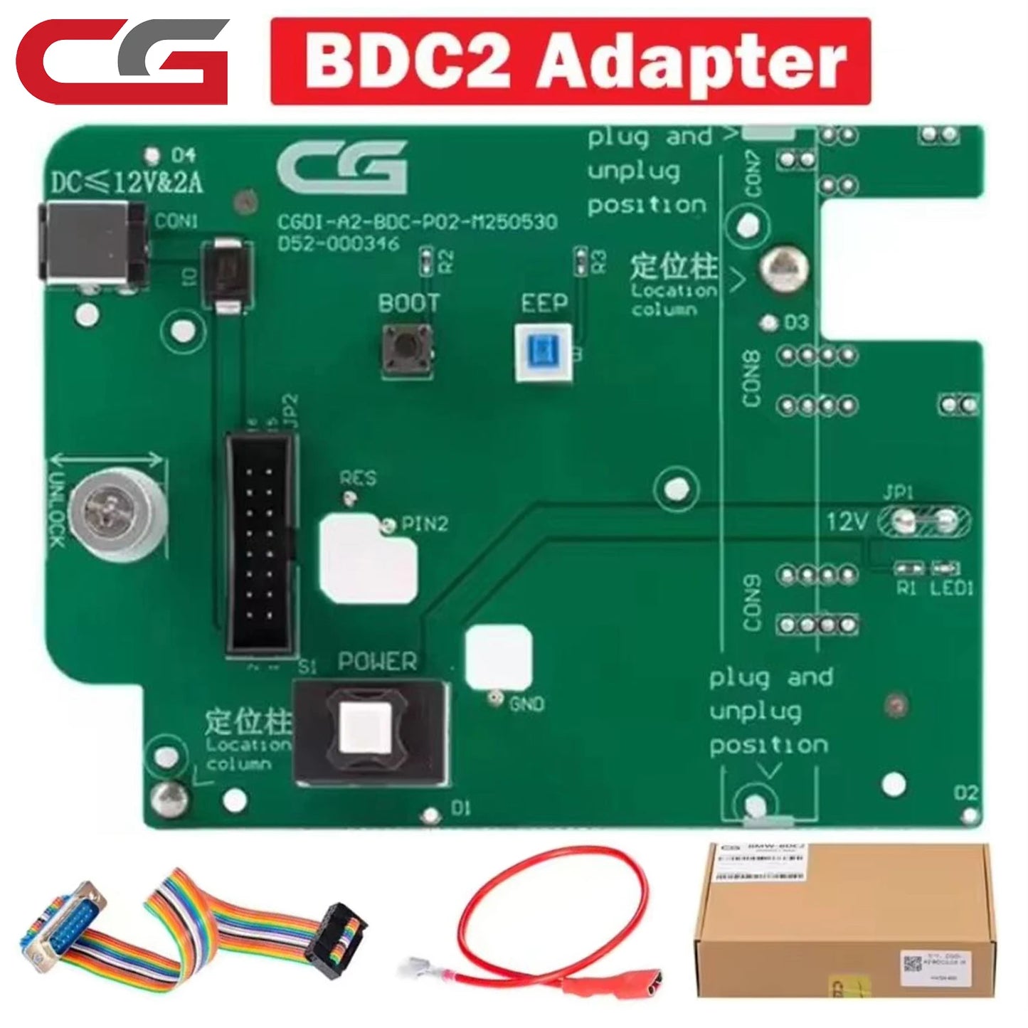 CGDI for BMW BDC2 Adapter for CG A2 Solder-free Installation Non-destructive Repair