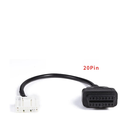 For Tesla 12pin 20pin 26pin to 16pin Male Female OBD2 Cable Connector Model 3 Model Y OBD2 OBDII Diagnostic Tool Auto Adapter