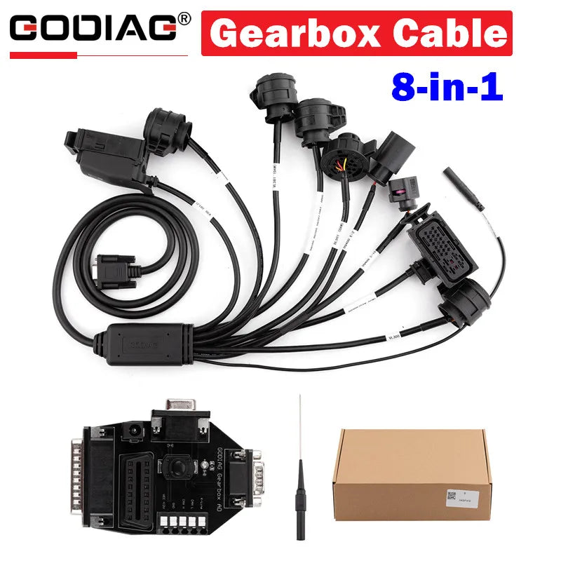 GODIAG Gearbox Cable 8-in-1 Set for VAG V30/ DQ200/ DL501/ VL300/ VL381/ DQ500/ DQ250/ DQ380/ DQ381/ DQ400E