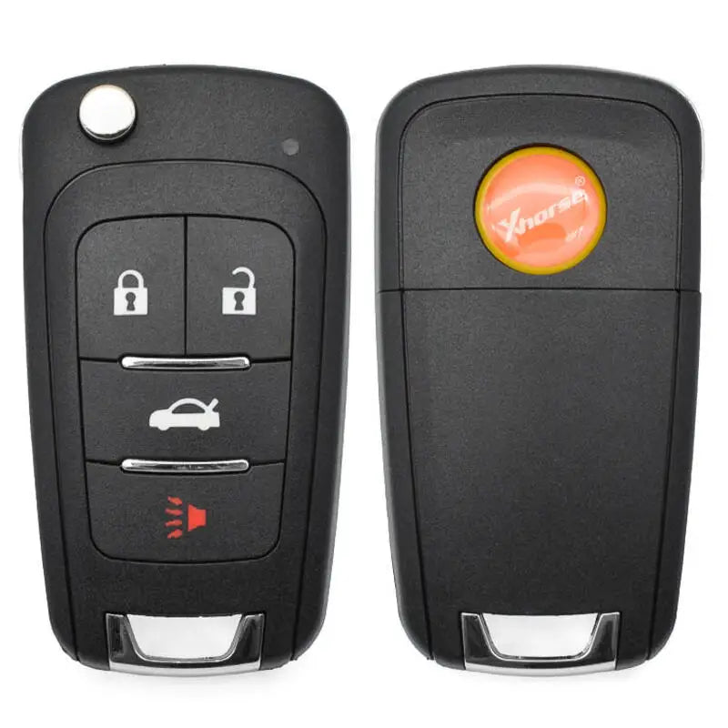 Xhorse XKBU21EN VVDI Universal Remote Key 2nd Generation for Buick 4 Buttons Supports Wireless Programming Old XKBU01EN