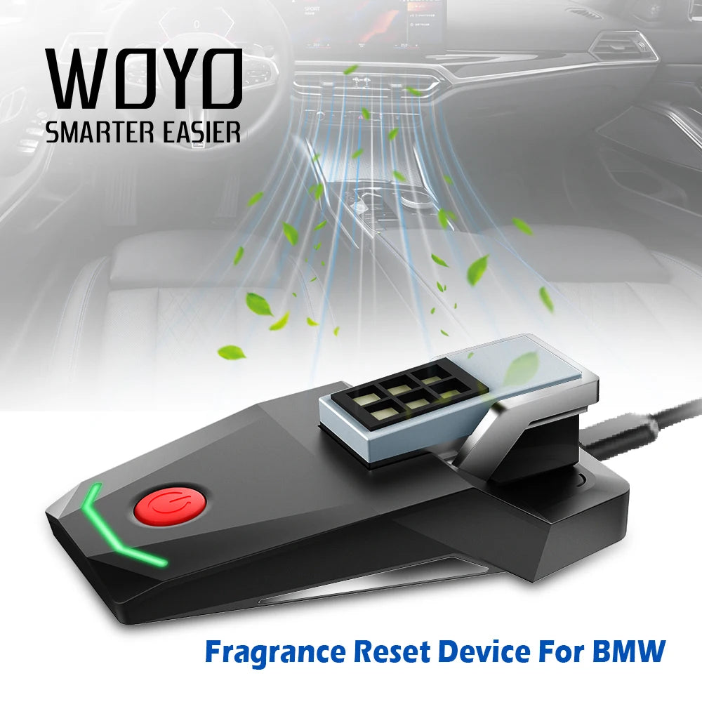 WOYO R3 For BMW Ambient Air Cartridge Resetter, Fragrance Smart Box Chip Activator Tool for G30 G11 X3-X7 3/5/7 Series
