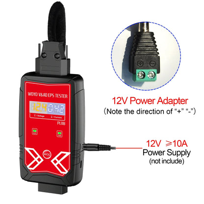 WOYO PL118 For VW & Audi EPS Tester, For Volkswagen ID 3/4/5/6/Golf Electrical Steering Wheel Motor Detector