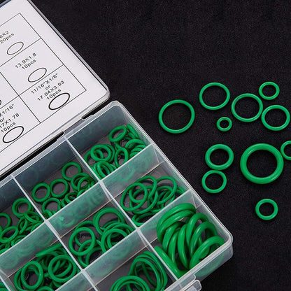 VT13805 270pcs O Ring Assortment Kit Rubber Seal Gasket Washer 18 Popular Sizes  A/C Automotive Mechanic Tools Home Repair