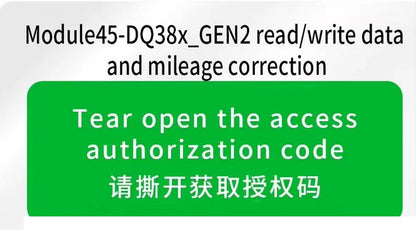 YANHUA Module 45 with License A60B DQ38x GEN2 Read/Write Data and Cluster Calibration Interface Board Set