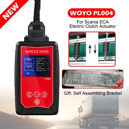 WOYO PL004 For Scania ECA Tester Electric Clutch Actuator Truck Diagnostic Tool Module Test on Bench Repair Workshop Tool