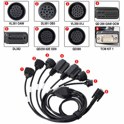 OBDSTAR For VW 7-in-1 TCM Kit Adapter Support ECU Clone Read/Write MAP Work with DC706