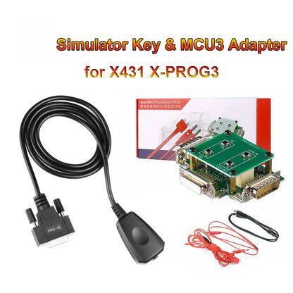 THINKCAR/LAUNCH X431 MCU3 Adapter with Simulate Key Immobillzer Programmer for X431 X-PROG3 for IMMO Elite Anti-theft Adapter